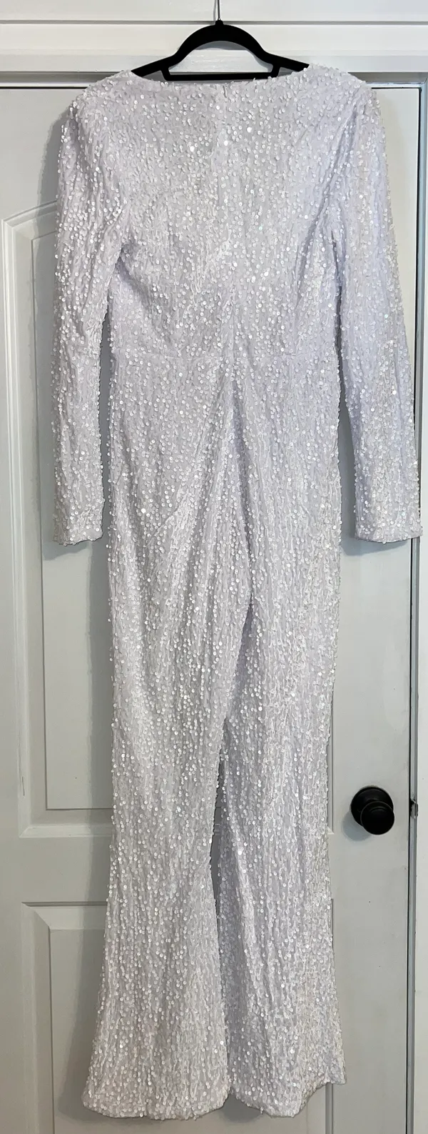Bella and Bloom Boutique Meet Me There Sequin Tie Jumpsuit - Image 4