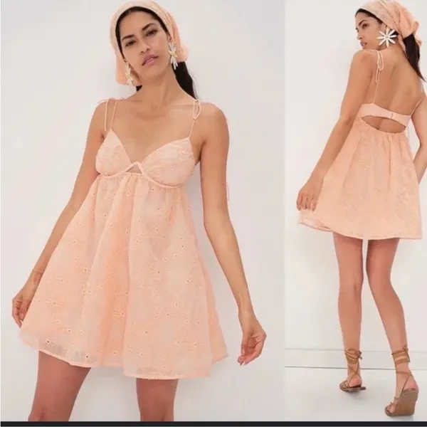 For Love & Lemons Free People Frances Mini Femme Doll Dress Underwire $310 NWT - Image 3