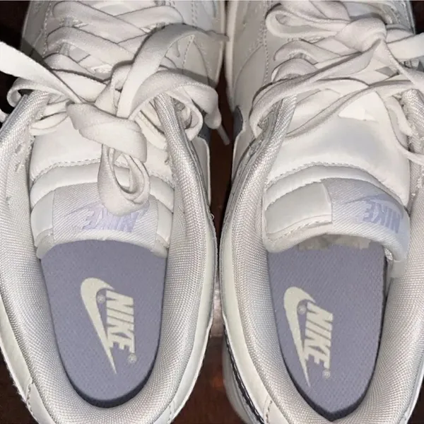 Nike Dunk Low Top White Women's Sneakers(Size 7.5) - Image 8