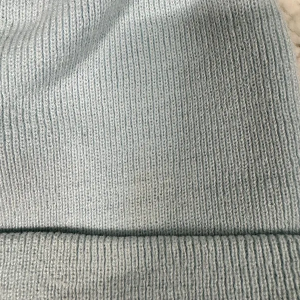 Herschel Light Blue Knit Beanie Y2K Minimalist - Image 4
