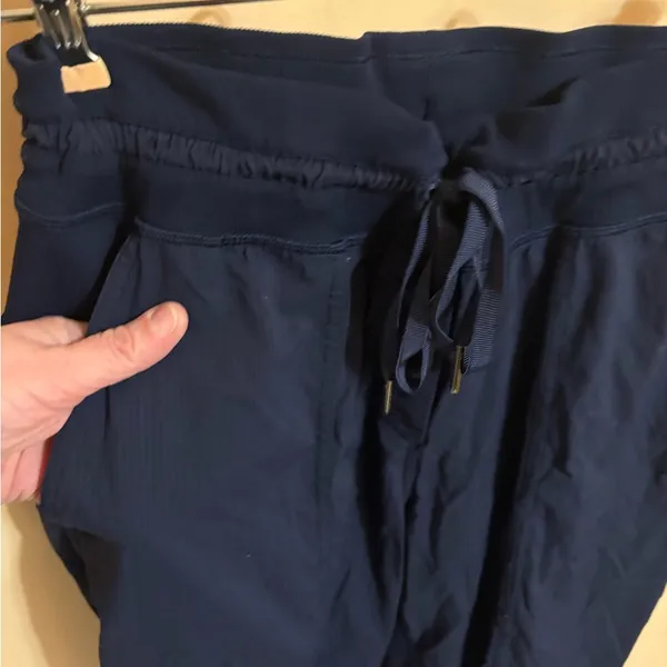Dance Studio Crop *25” joggers in True Navy - Image 8