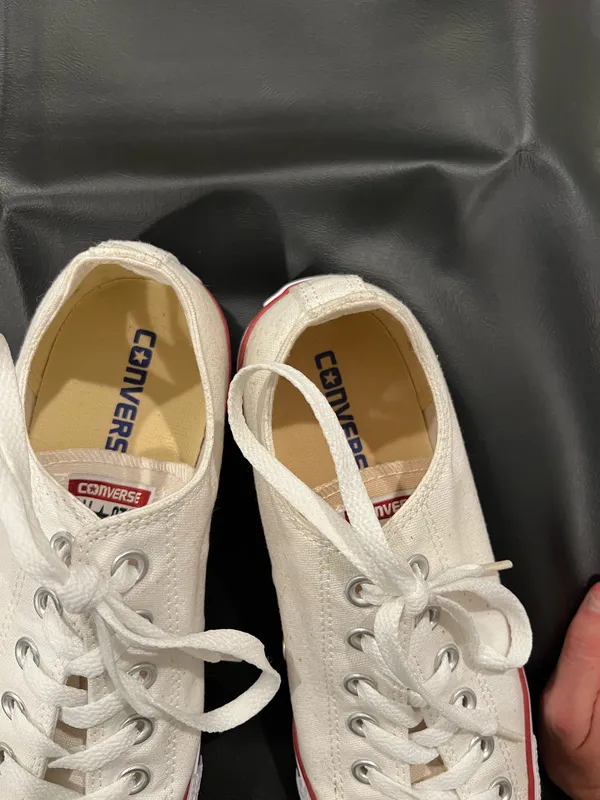 White Converse All Star sneakers #converse #classic - Image 10