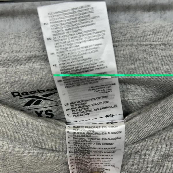 Reebok Women’s Size X-Small Gray Ri Sl Sitted Shorts - Image 5