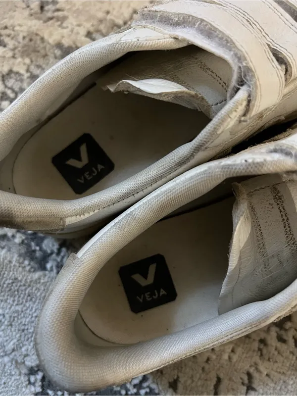 Veja White Sneakers Size 6 US - Image 8