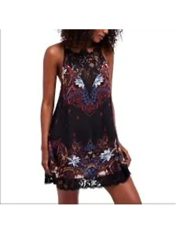 Free People "Who's Sorry Now" Slip Dress Size M - Image 4