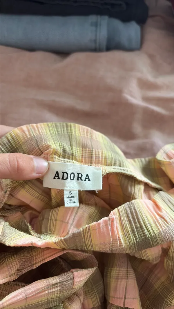 Adora baby doll shirt Green - Image 3