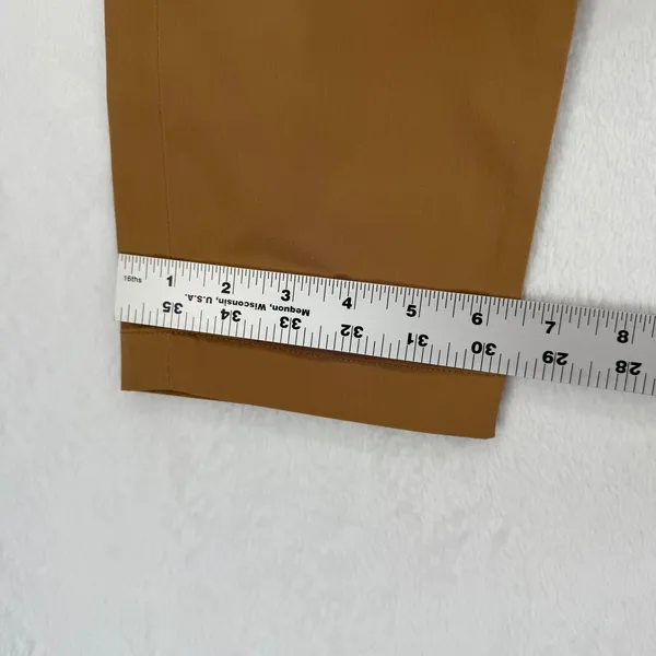 Veronica Beard Size 6 Brown‎ Pants High Rise Straight Leg Utility Pockets READ - Image 5