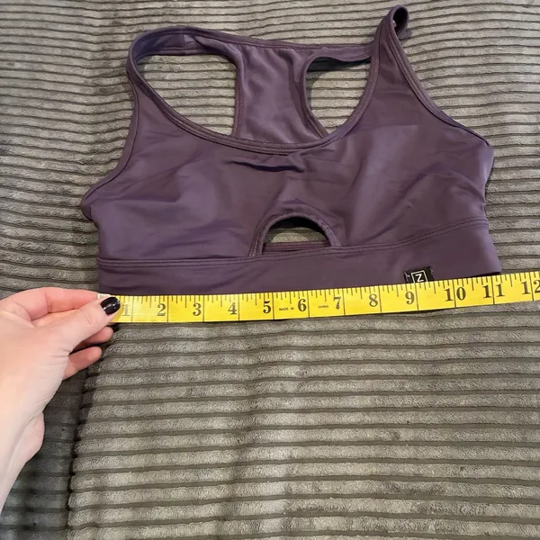 Zella Women's Yoga Sports Bra Purple Shake Size XS - Image 4