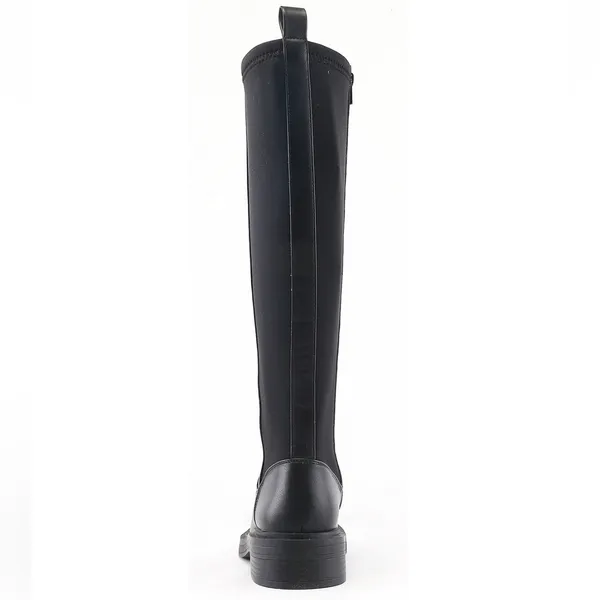 NWT Kenneth Cole Reaction “Anabelle” Women’s Black Calf Tall Riding Boots Sz 5 - Image 4