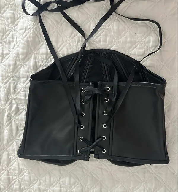 Corset Top Black Size XS - Image 2