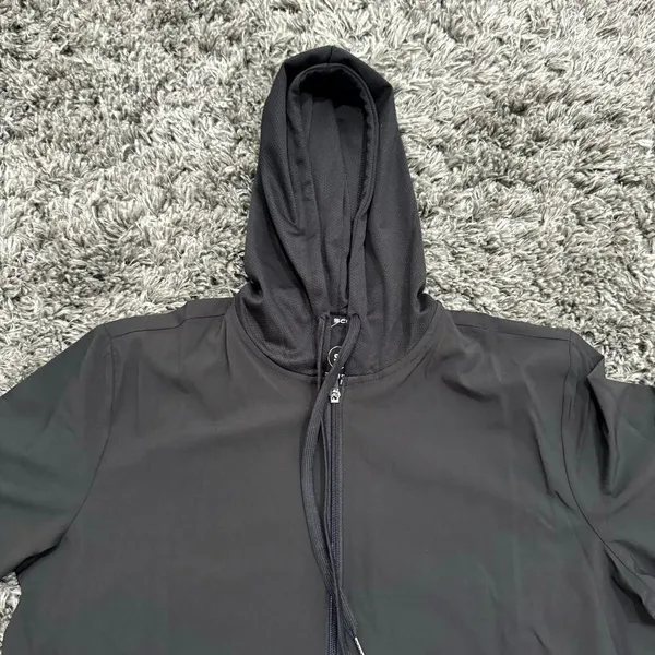 Scrubaid Full Zip Up Hoodie in Black, Size L​​​​ - Image 2