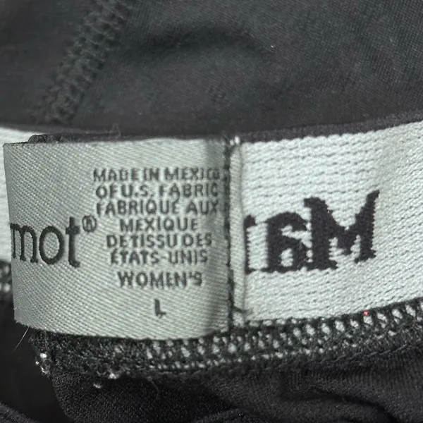 Marmot Base Layer Tights Thermal Pants Women's Large Black Ski‎ Hunting - Image 7