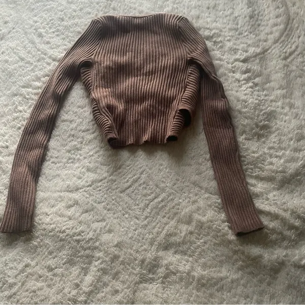 Abercrombie & Fitch LuxeLoft Slim Wrap Sweater - Image 3