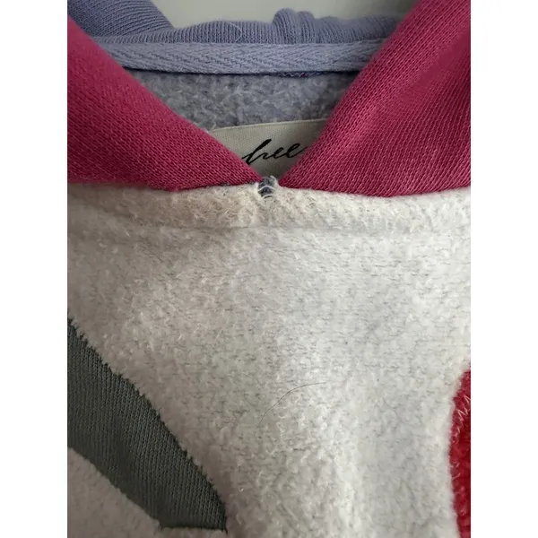 Free People Clover‎ Sweatshirt Floral Poppy Combo Women's Size XS - Image 11