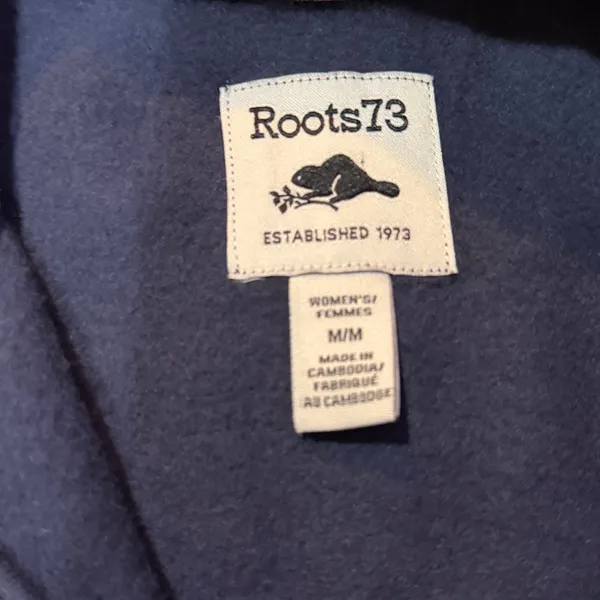 NWT Roots 73 navy quarter zip - Image 5