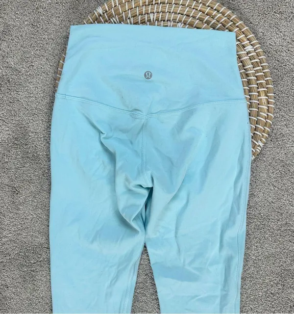 Lululemon Women’s Align High-Rise Pant Legging 25" Yoga in Cyan Blue Size 4 - Image 7