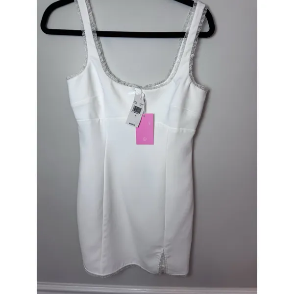AMANDA UPRICHARD VALETTA DRESS Ivory Sz S NWT $238 - Image 10