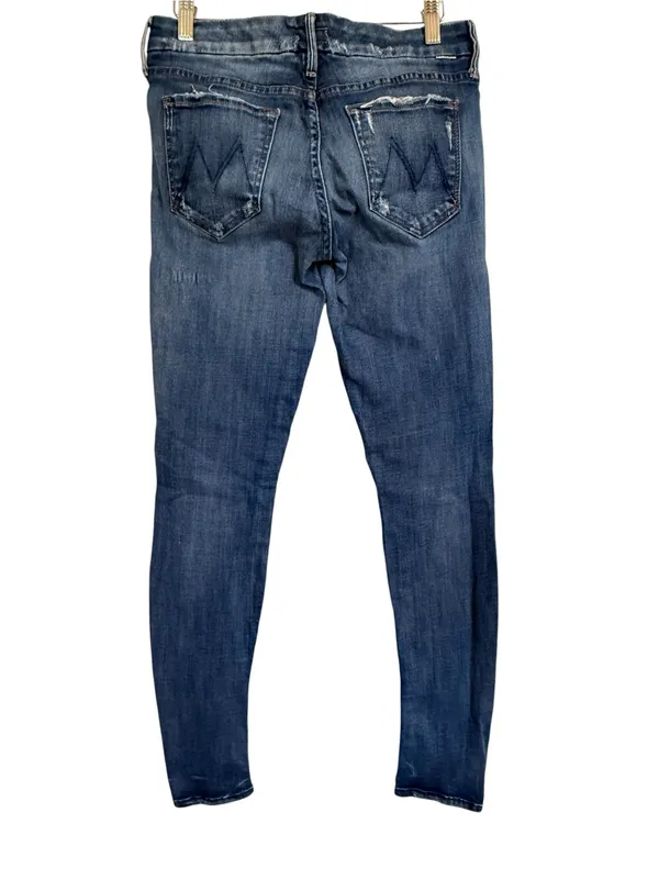 MOTHER The Looker Tequila Truth Skinny Jeans Distressed Women’s Size 28 - Image 4