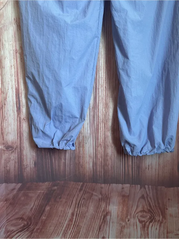 All In Motion Lilac Purple Cargo Windbreaker Parachute Pants Size S - Image 11