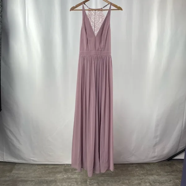 Lulus Love Spell Lace-Back Maxi‎ Dress in Dusty Lavender Size Medium - Image 4