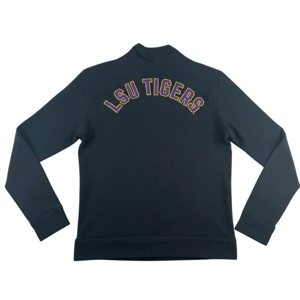 PINK‎ Victoria's Secret LSU Tigers Sequins Quarter Zip Sweatshirt Women's Small - Image 4