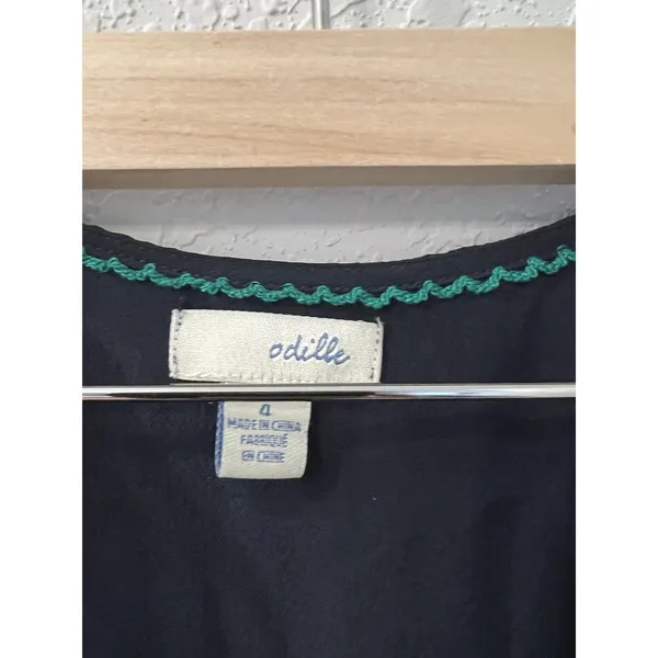 Anthropologie All Aflutter Blouse by Odille Size‎ 4 - Image 3