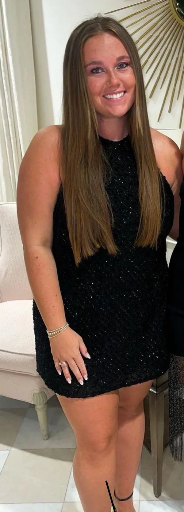 NBD Revolve Black Semi Dress- Black - Image 3