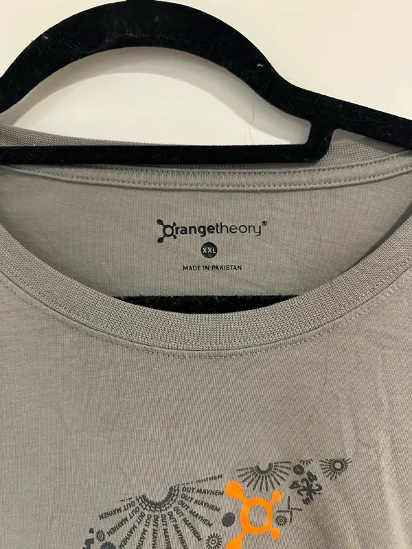 Orange Theory Shirt Gray Size XXL - Image 3