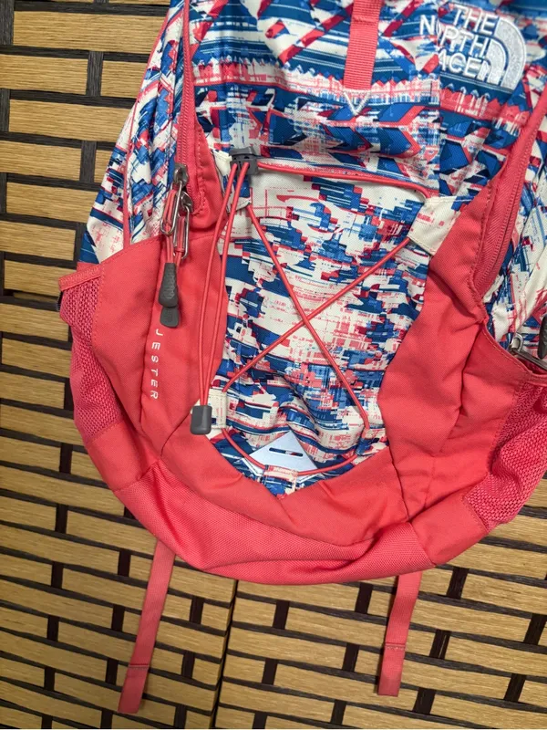 The North Face Coral And Blue Jester Backpack - Image 3