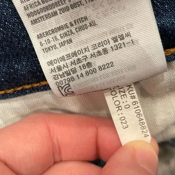 Abercrombie and Fitch Denim Jean Shorts 0 - Image 6