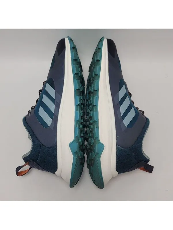 Adidas Response Trail X Running Shoes Women’s Size 7 Navy/Teal Blue - Image 10