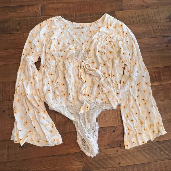 FREE PEOPLE Forties Feel‎ Bodysuit - Image 3