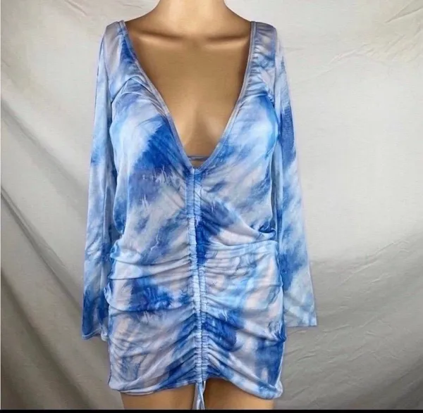 NEW Bikini set + Cover up Blue - Image 3