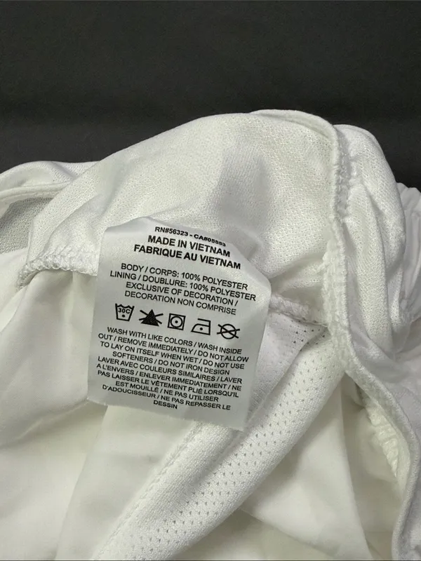 Nike Women’s White Athletic Running Shorts with Reflective Swoosh - Image 4