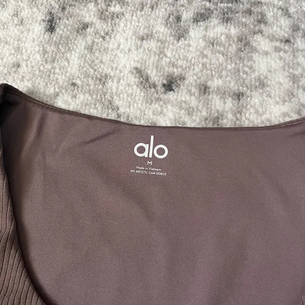 Alo Yoga Blissful Henley Bra Top - Image 5