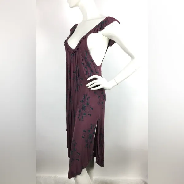 Free People Drifter Dress Ruffle Straps L - Image 12