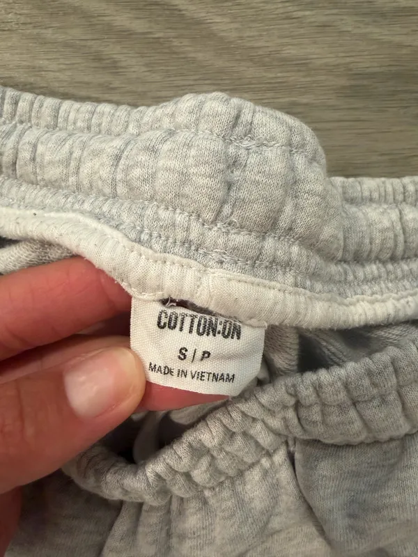 Cotton On Wide Leg Grey Sweatpants - Image 5