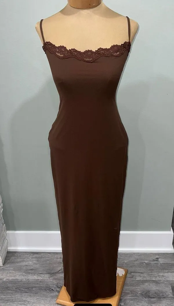 SKIMS Long Slip Dress - Image 2