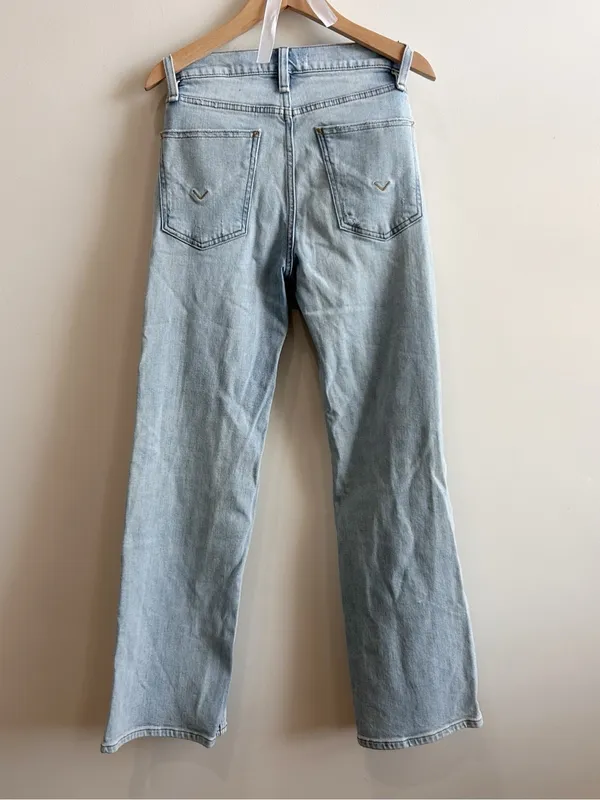 Hudson Jeans Thalia Loose Fit/Straight Distressed Jeans 24 - Image 4