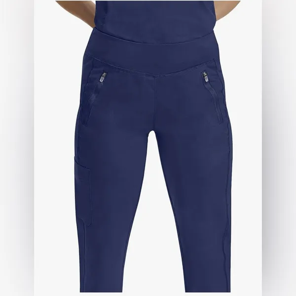 NEW Healing Hands Jogger Scrubs 6 Pocket Tara Scrub Pant 9233 Purple Label S - Image 8
