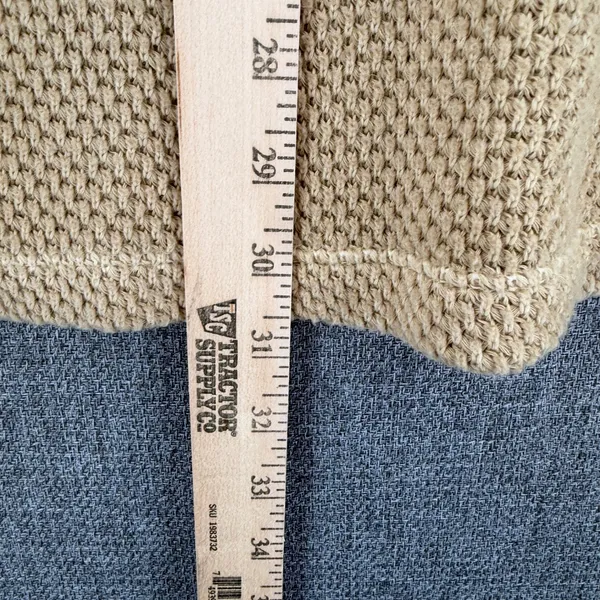 We The Free People Shes A Keeper Thermal Tan Waffle Knit Mock Neck Tunic Sweater - Image 7