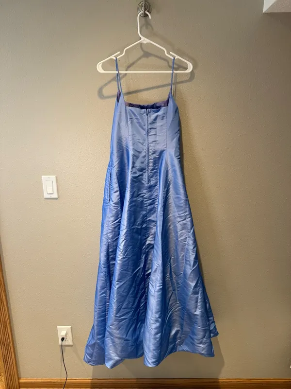 Vintage Blondie Nites by Jaslene Elegant Periwinkle Blue Spaghetti Strap 10 - Image 3