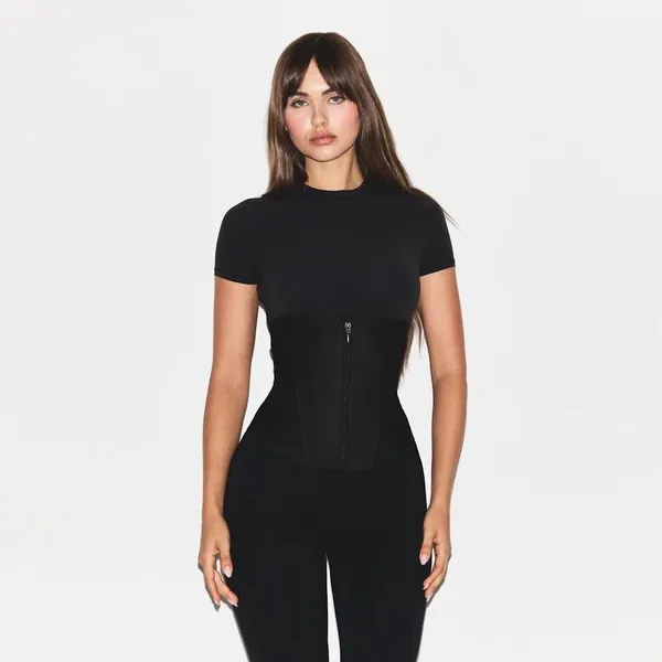Skims Body Waist Cincher Onyx Large - Image 2