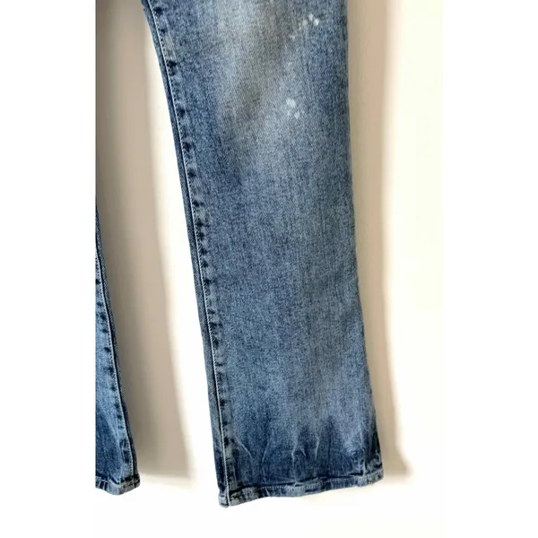We the Free Free People Button Fly Bootcut Denim Jeans Blue Size 26 - Image 6