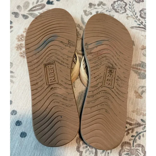 Reef Women’s Cushion Breeze Flip Flops Cloud Stripe Size 10 - Image 6