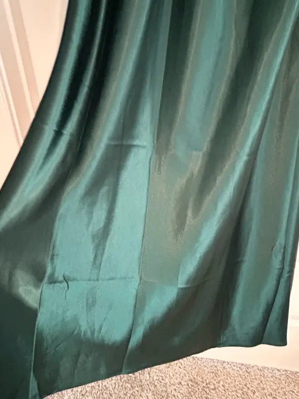 Birdy Grey Kira Satin Dress Emerald Green Size M - Image 13