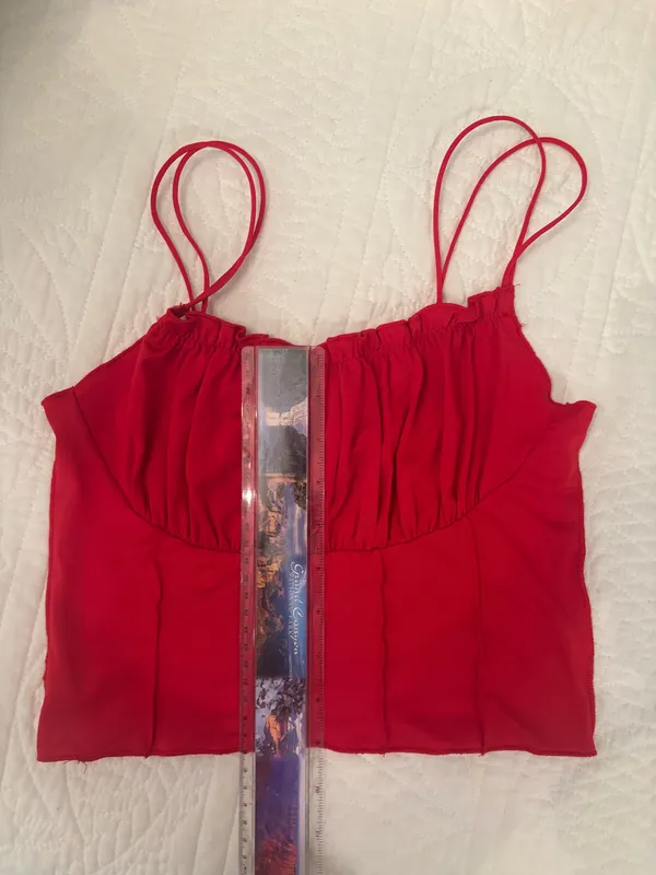 Princess Polly Annette Red Top - Image 6