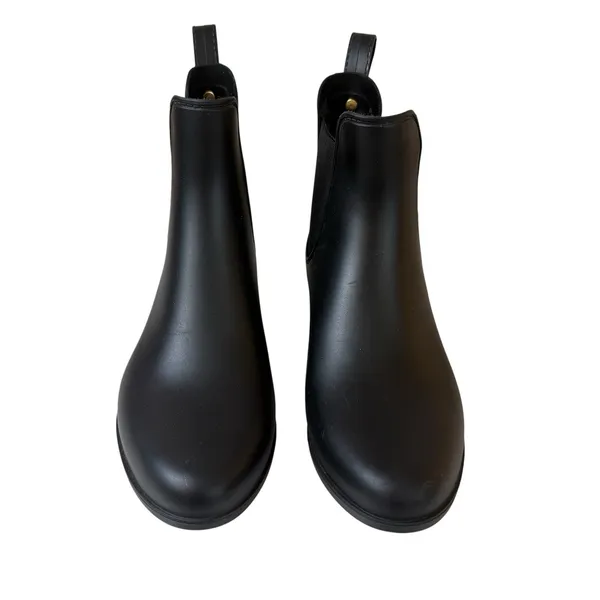 Sam Edelman Tinsley Rain Boots Matte Black Womens Size 5 Neutral Minimalist‎ - Image 2