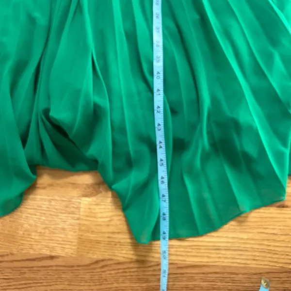 Zara pleated green dress - Image 10