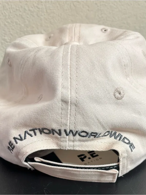 PE Nation White Hommage Blush Baseball Hat - Image 3
